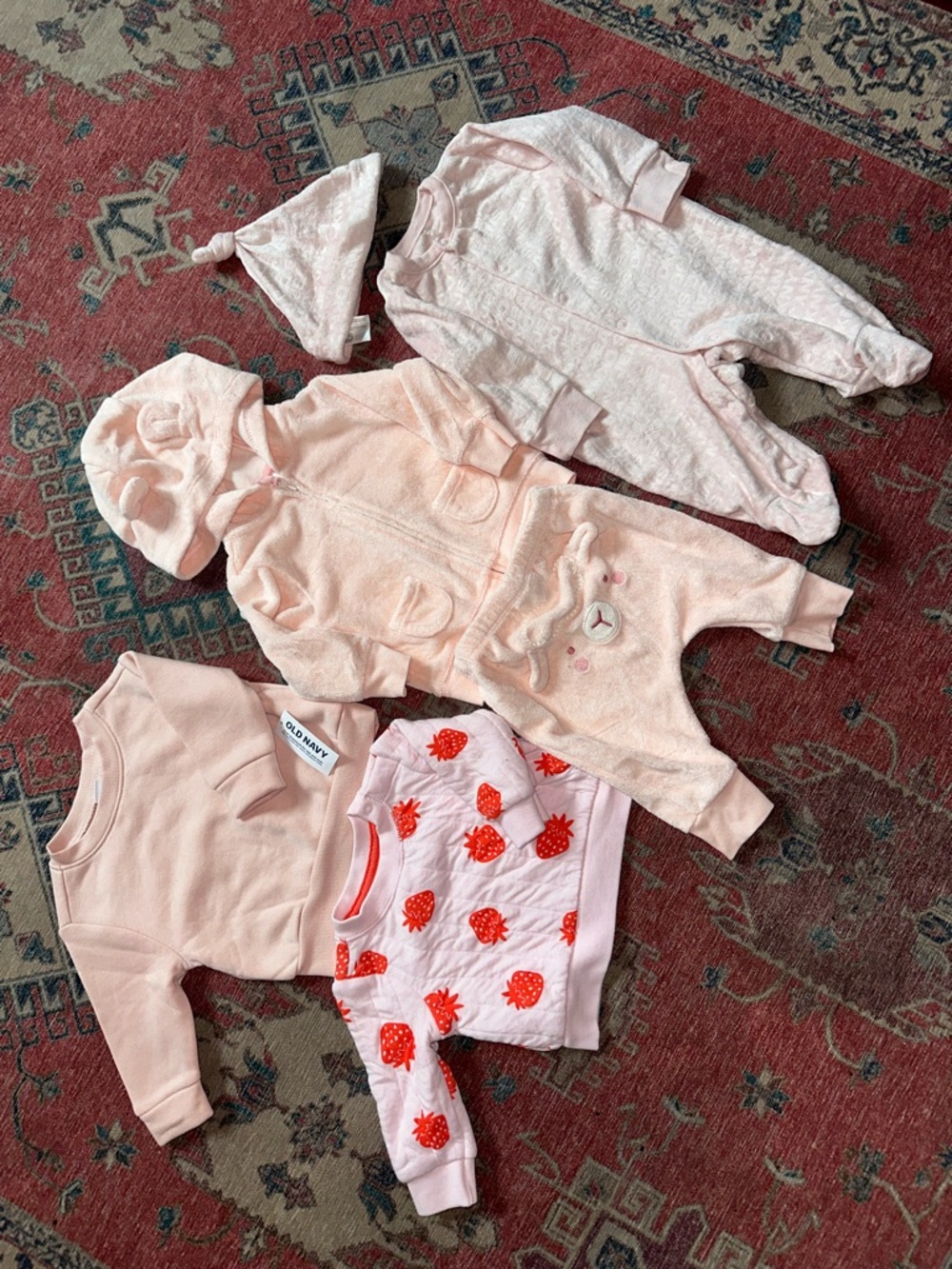 0-3 months Baby girl pink Lot
